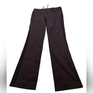 Tufi Deuk Tuxedo Accent Side Black Women's Pants 24